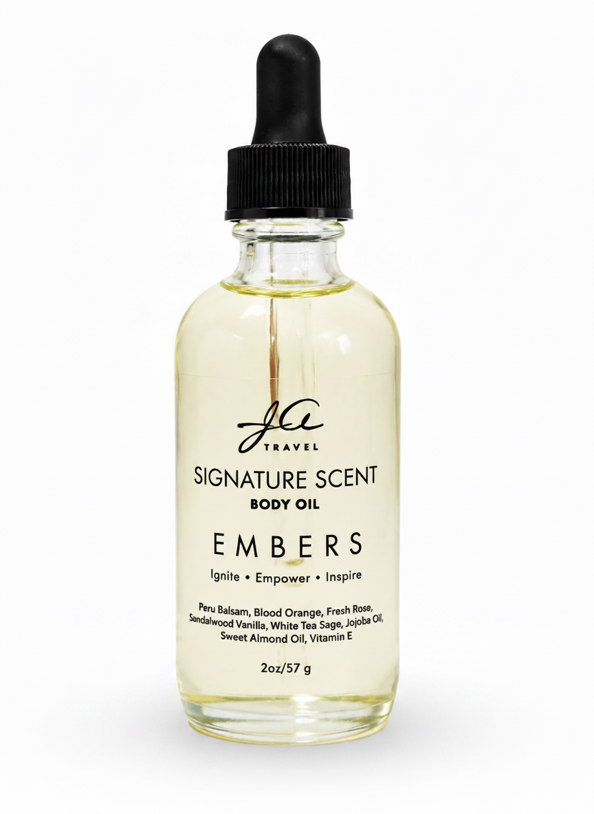 JA Travel Signature Scent Body Oil Embers — JA Essence